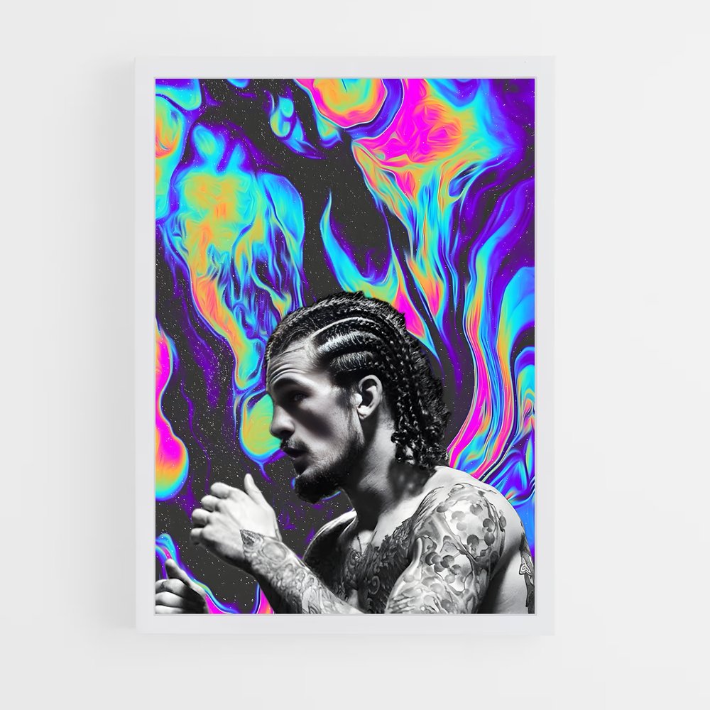 Poster Sean colorée – affiche MMA (vue 3)